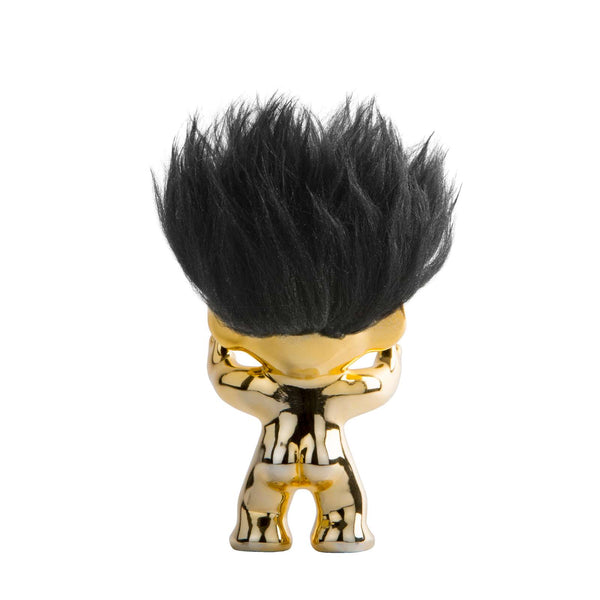 Lykketroll, messing look 12 cm