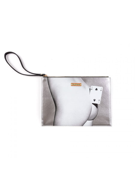 Pouch Bag Two of Spades - mappe - Seletti