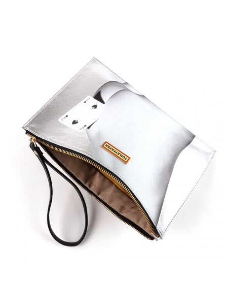 Pouch Bag Two of Spades - mappe - Seletti
